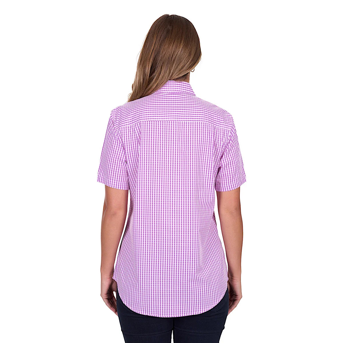 Hard Slog Women's Grace Half Placket Short Sleeve Shirt