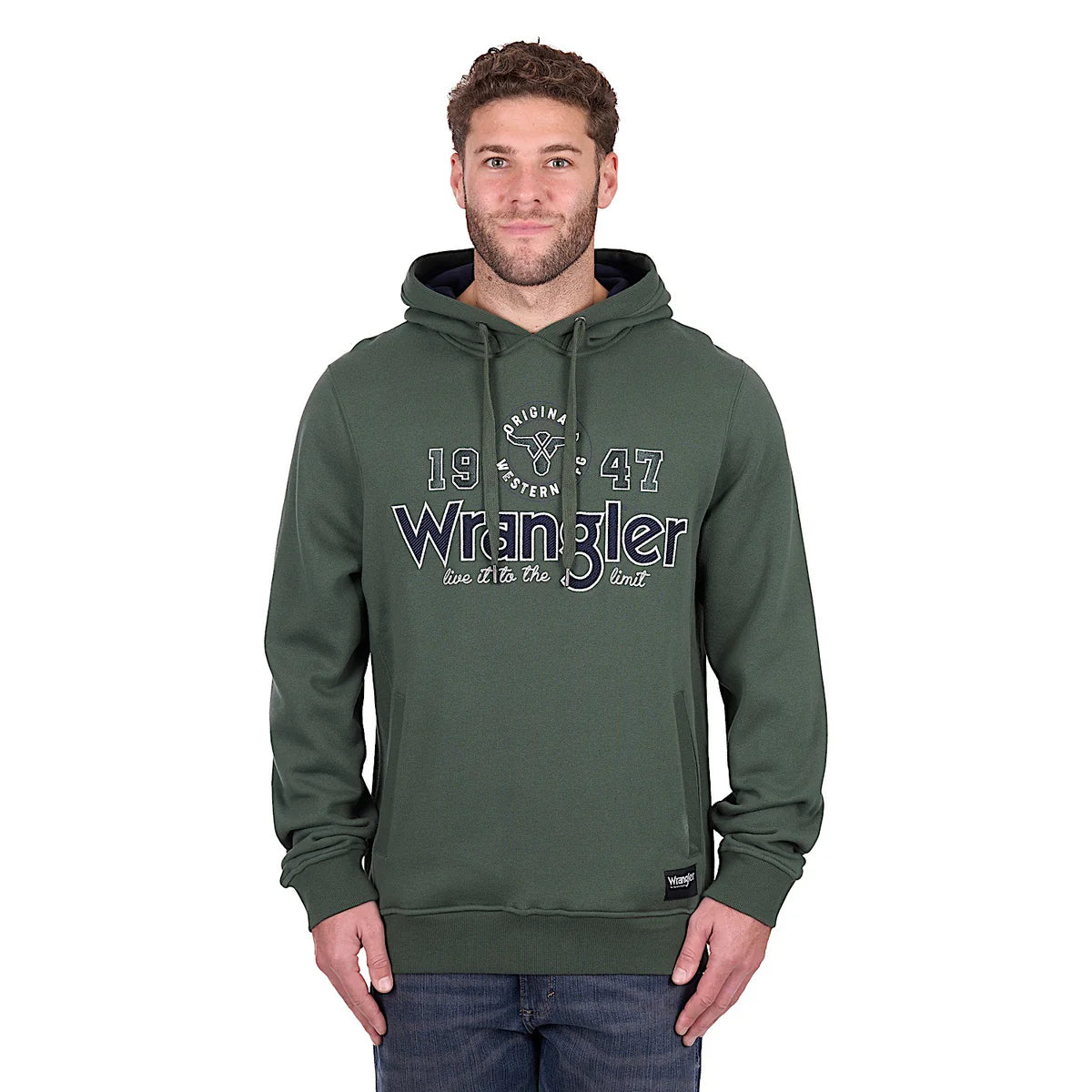Wrangler Men's Glen Hoodie - Cypress
