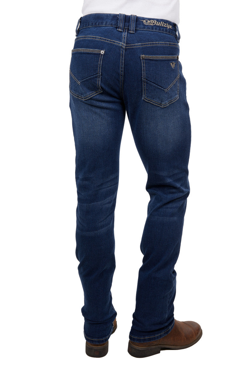 Bullzye Men's Arch Straight Jean 34 Leg