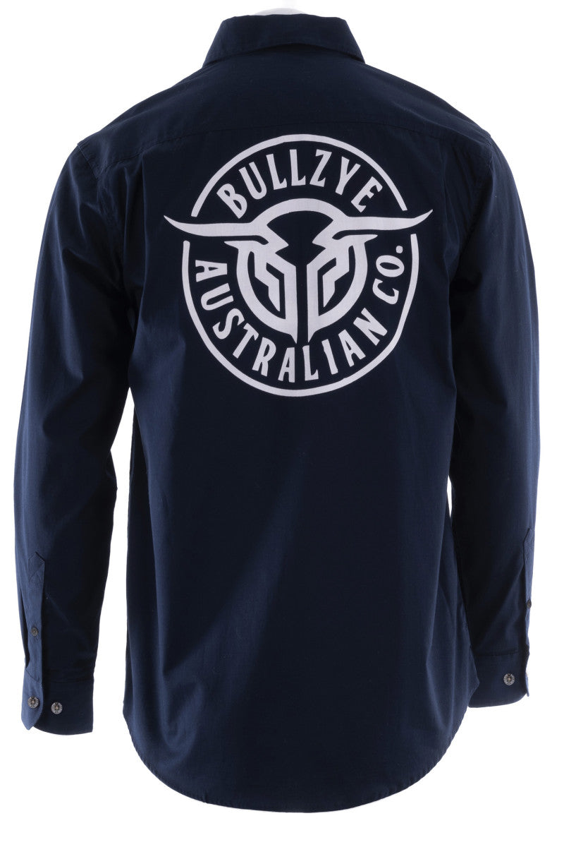 bullzye Men’s Lightweight Half Placket Shirt