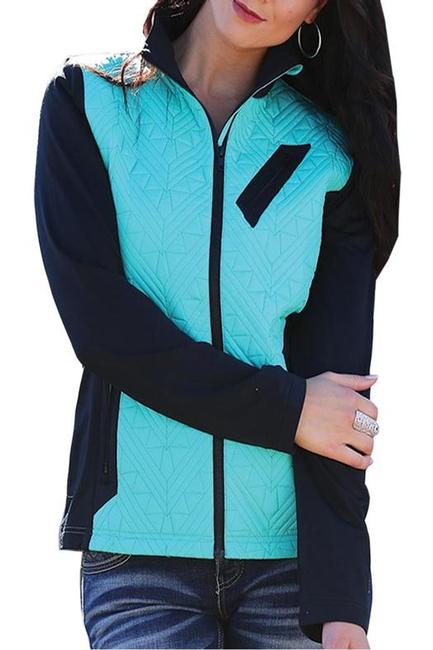 Cruel Girl Women's Turquoise Jacket - CWJ9855001 TUR