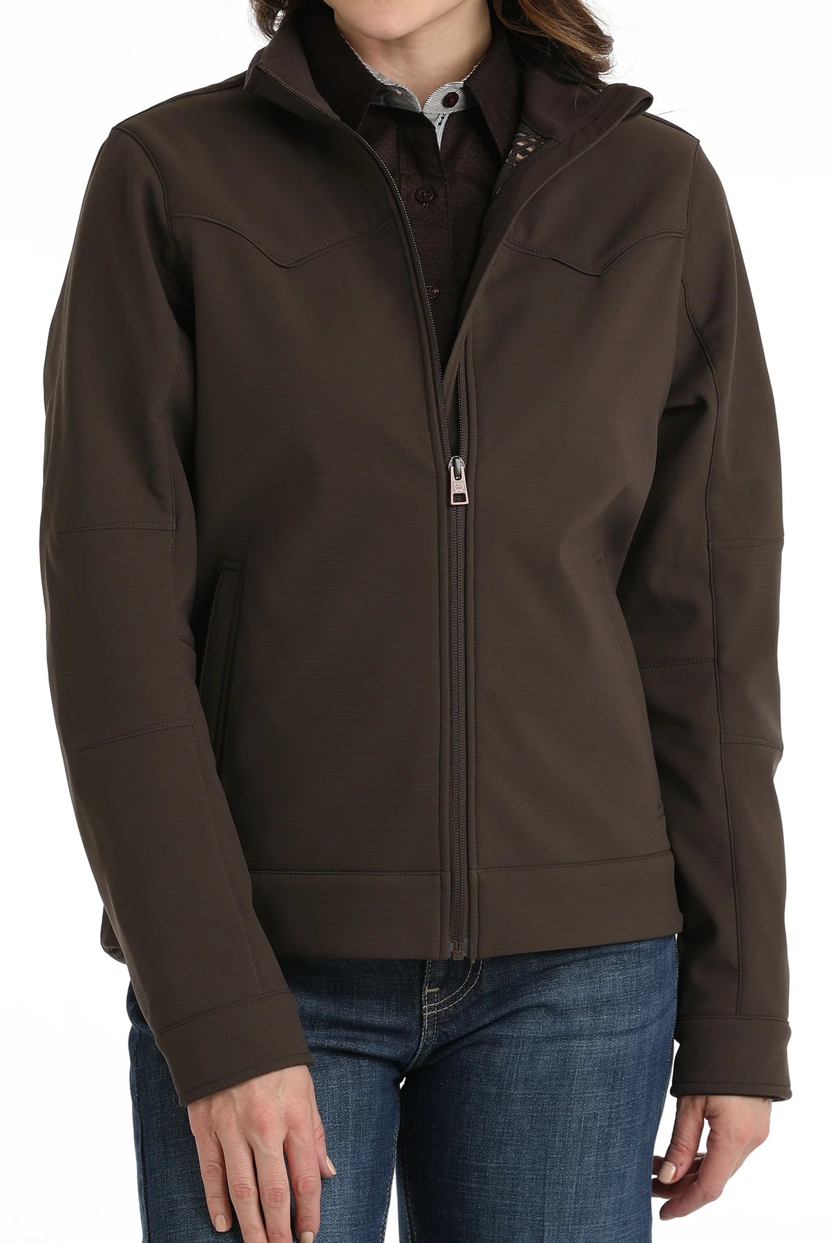 Women's Cinch Jacket - MAJ9849002 BRN