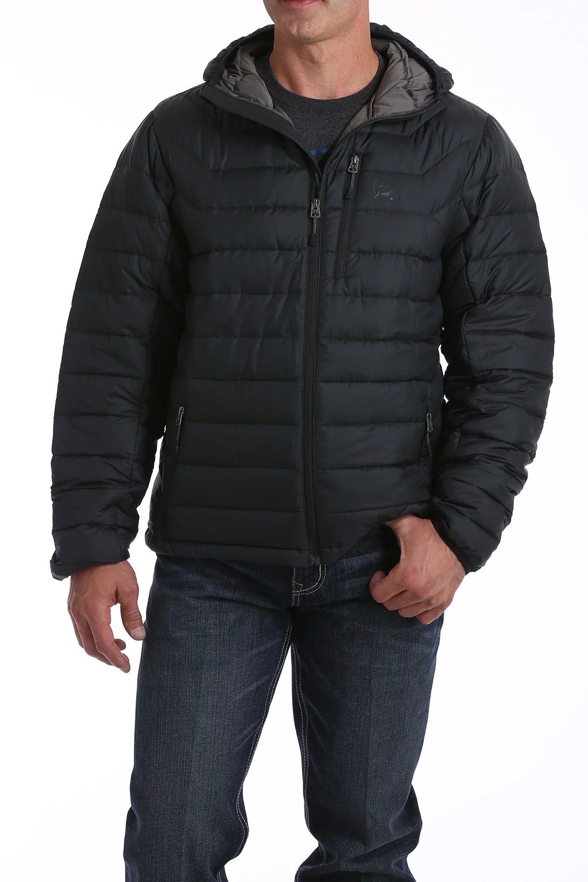 Cinch Men's Puffer Jacket - MWJ1506001 BLK