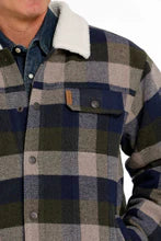 Cinch Men's Multicolored Plaid Wool Trucker Jacket