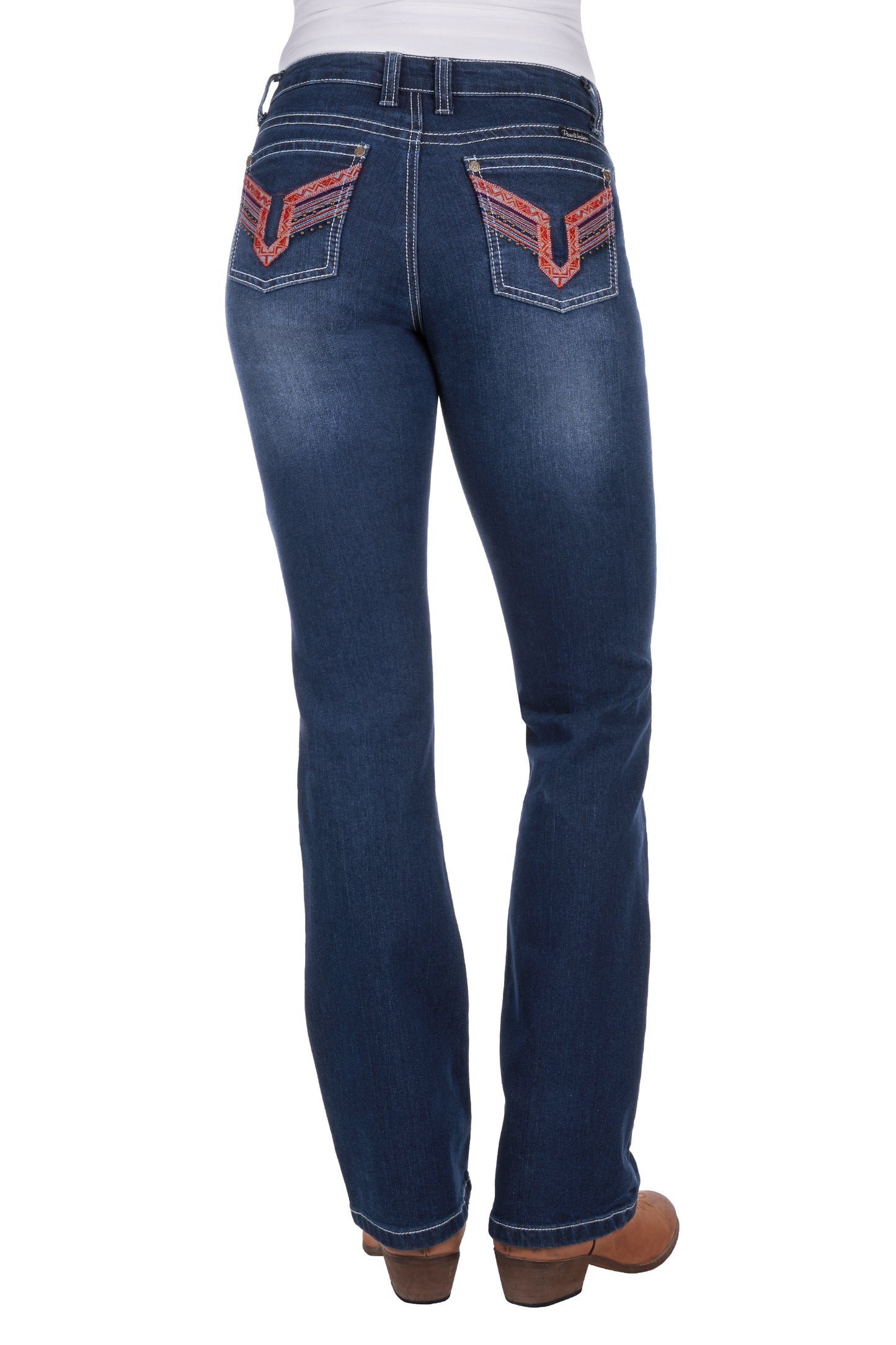 Pure Western Women's Aztec Boot Cut Jean