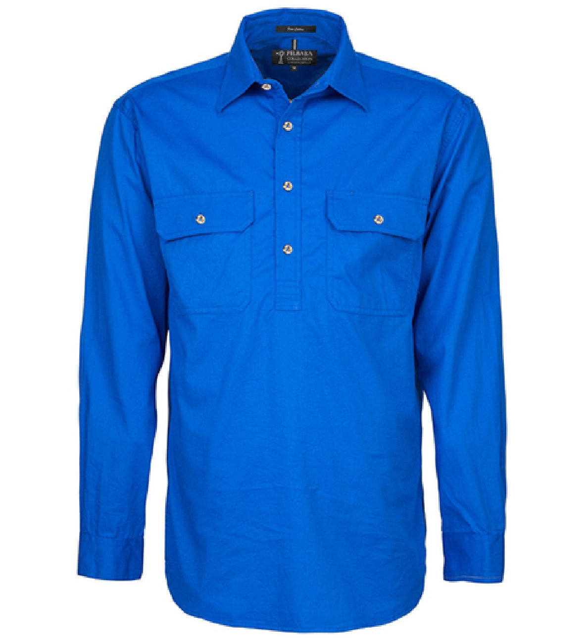 Pilbara Shirt Men's Heavy Weight Closed Front Long Sleeve Shirt