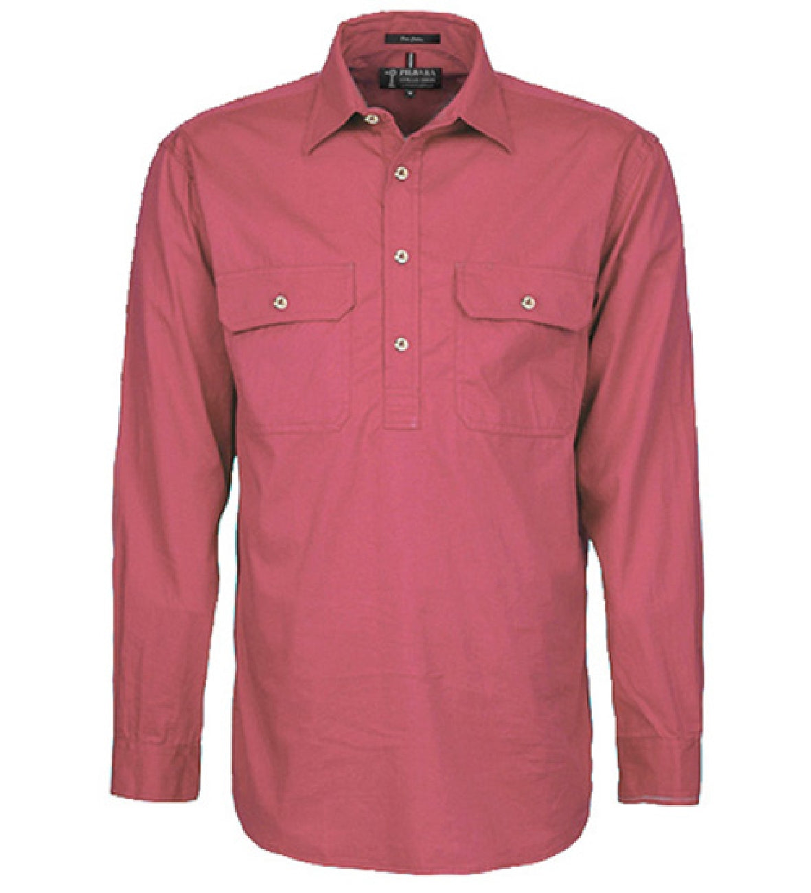 Pilbara Men's Closed Front L/S Shirt