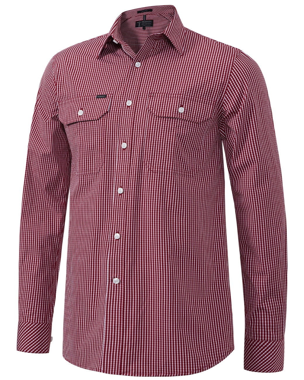 Pilbara Collection Men's Long Sleeve Shirt Dual Pocket