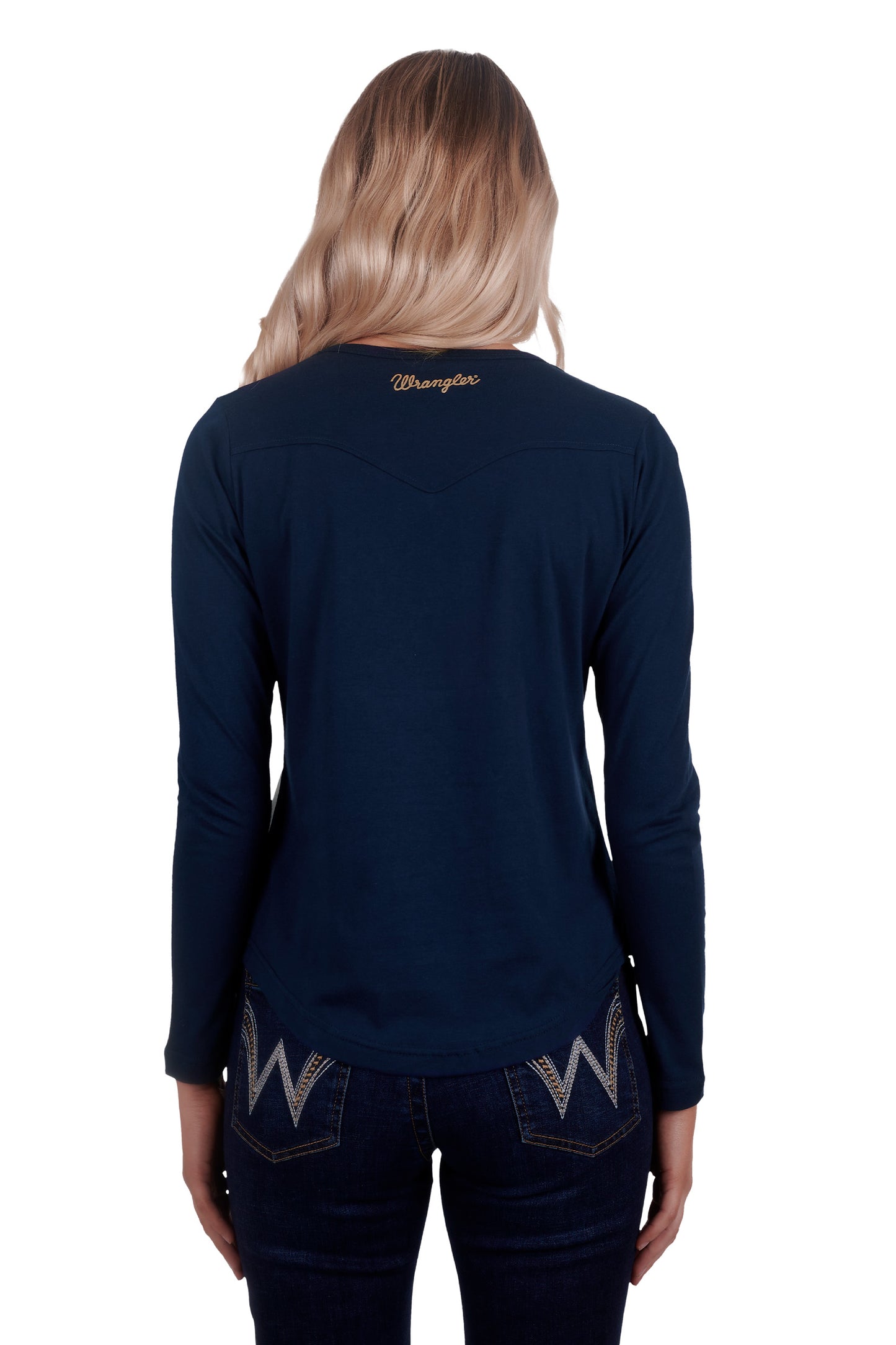 Wrangler Women's Tyra Long Sleeve Raglan Tee