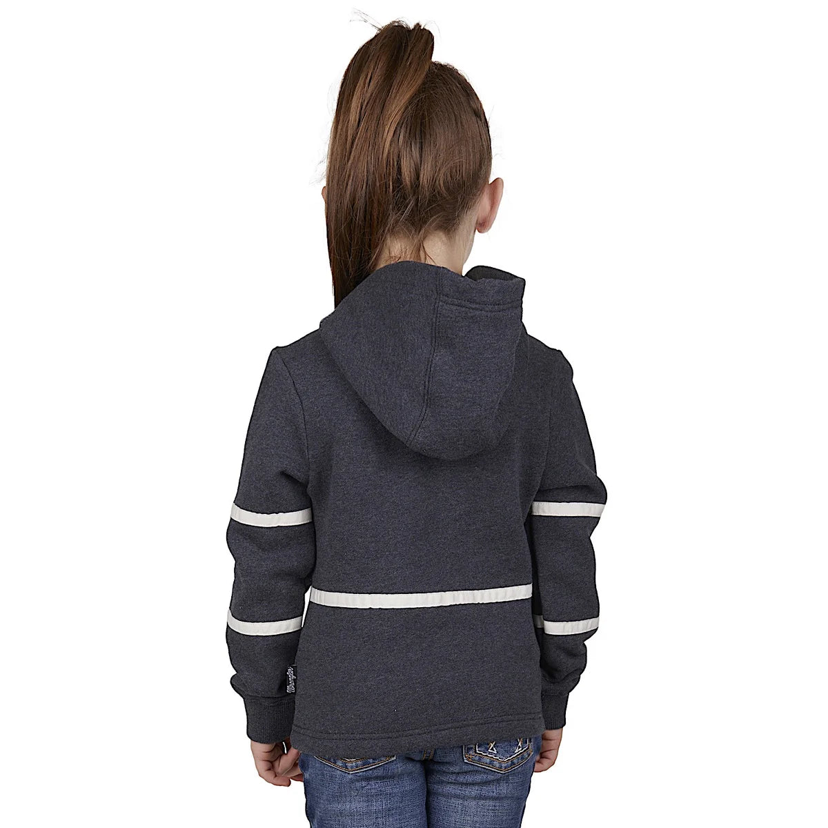 Wrangler Girl's Cathie Pullover Hoodie - Charcoal