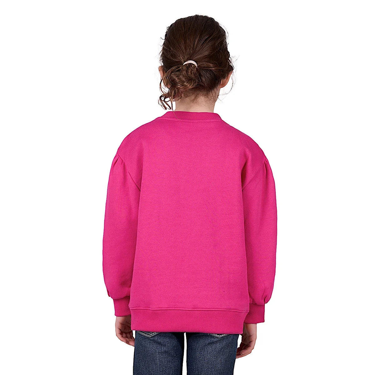 Pure Western Girl's Rachel Crew - Pink