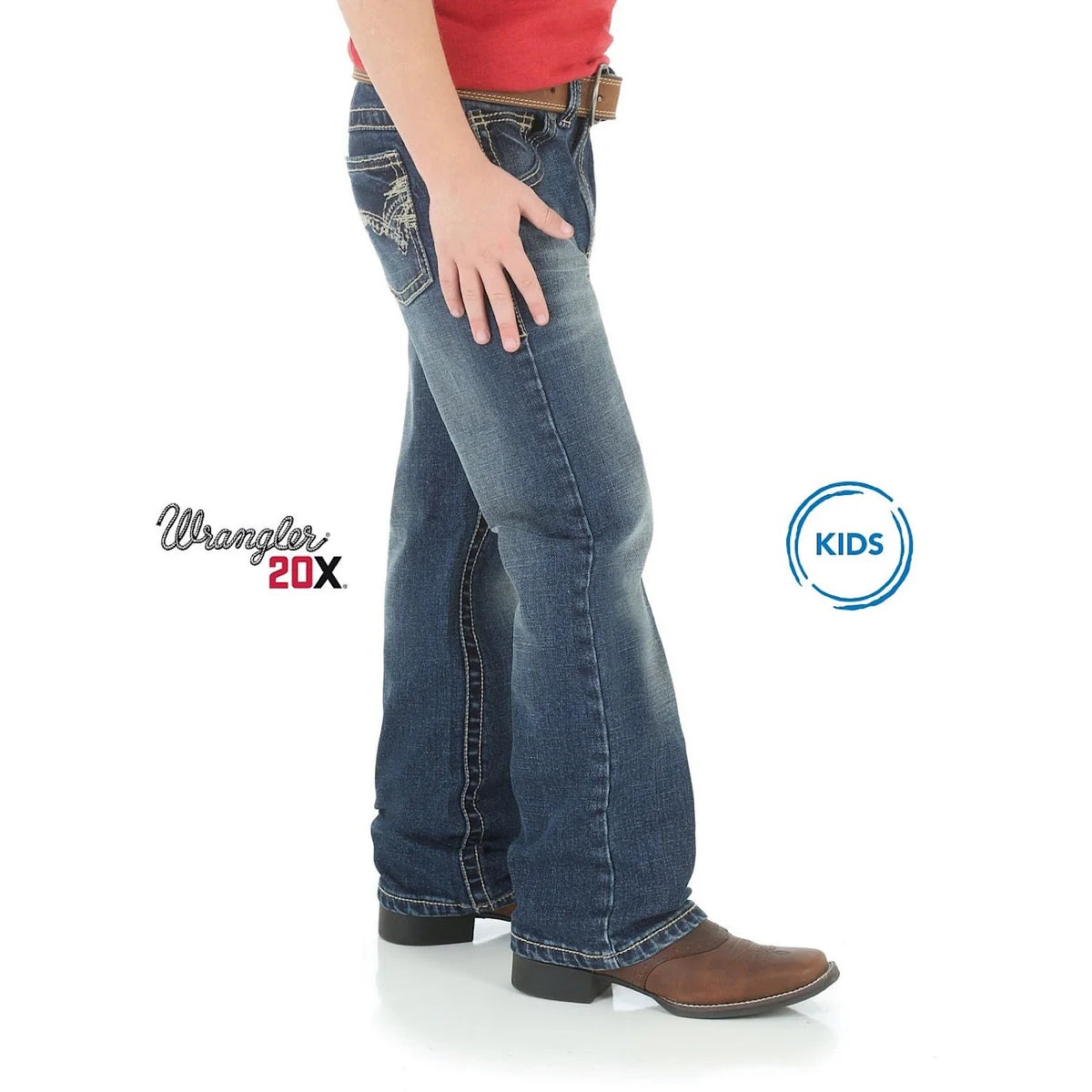 Wrangler Boy's 20X 42 Vintage Boot Regular Fit Jean - Midland