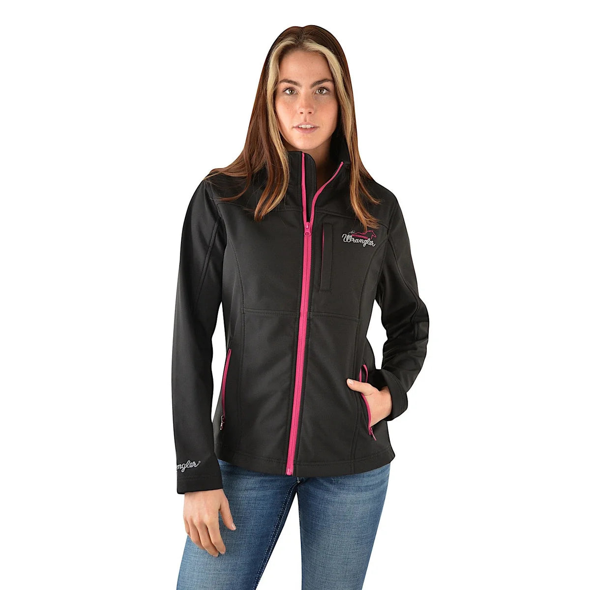 Wrangler Women's Softshell Jacket - Black Wrangler Women's Softshell Jacket - Black
