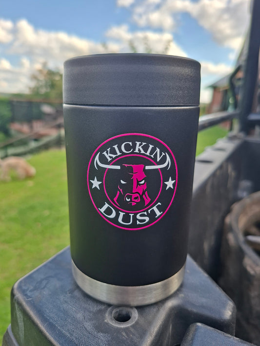 KICKIN DUST ALUMINIUM STUBBY COOLER