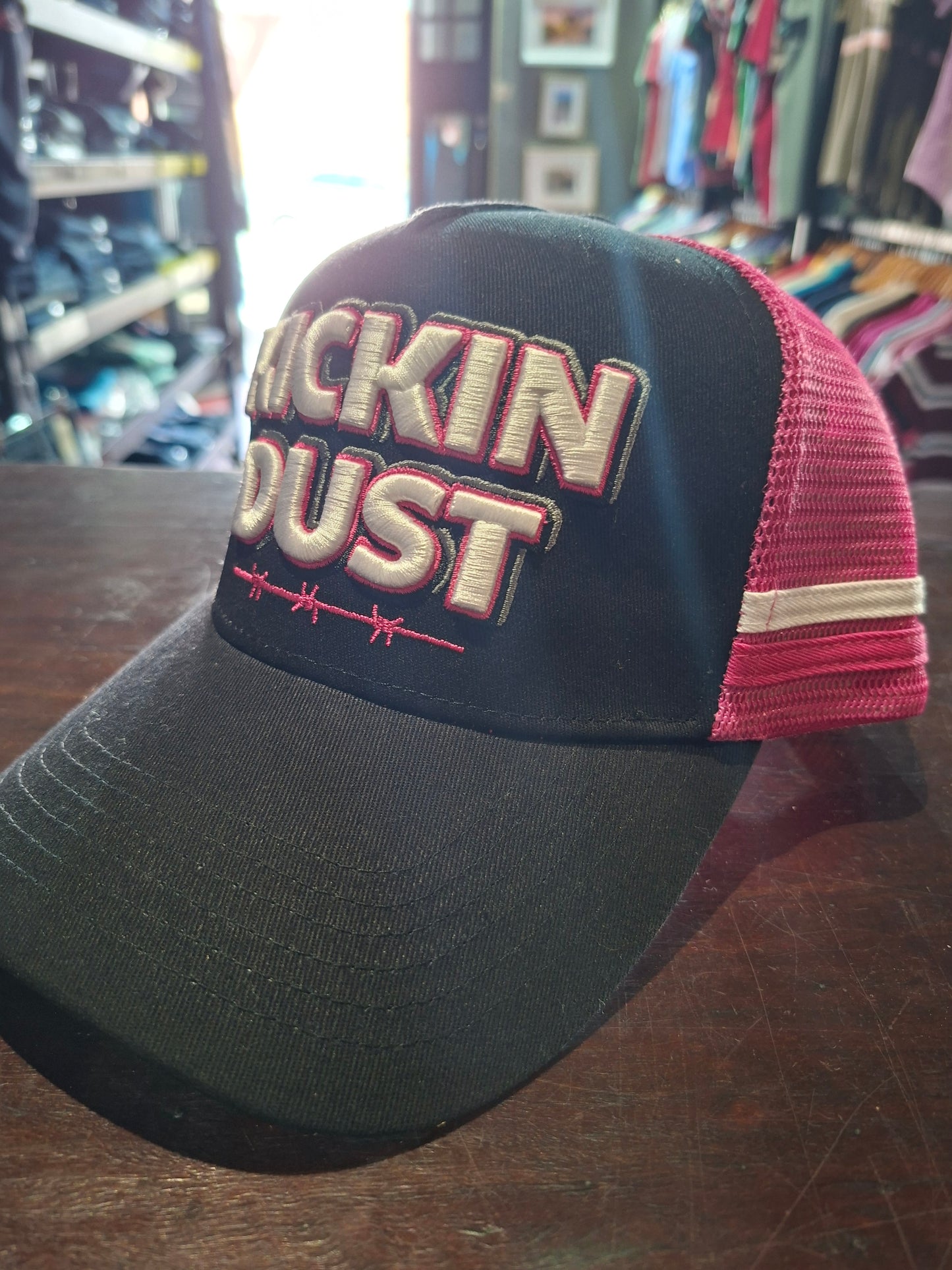 kickin dust small trucker caps
