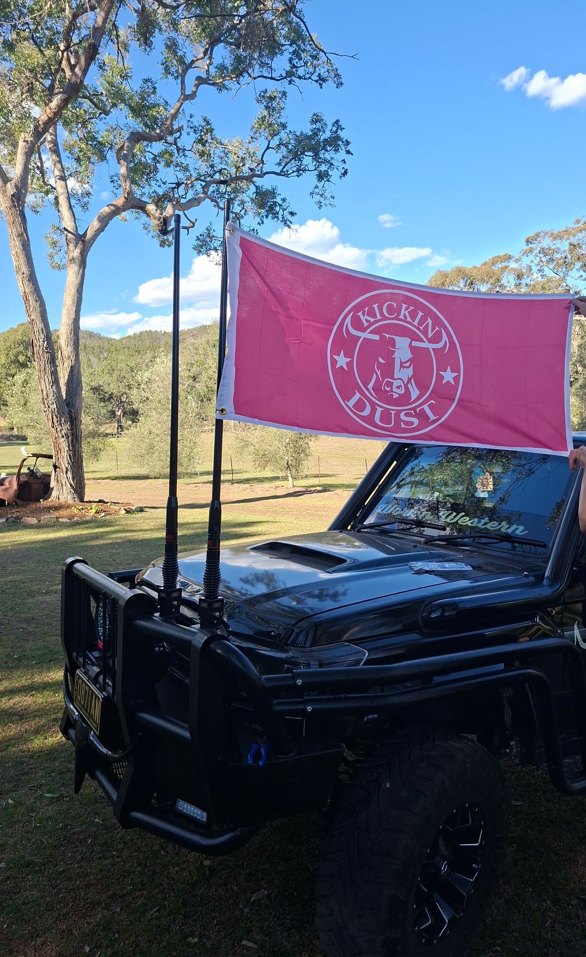 KICKIN DUST FLAGS