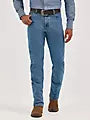 Premium Performance Advanced Comfort Cowboy Cut® Regular Fit Jean in Stone Bleach