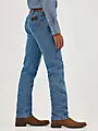 Premium Performance Advanced Comfort Cowboy Cut® Regular Fit Jean in Stone Bleach