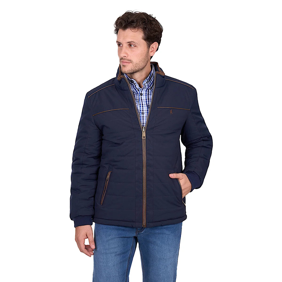 Thomas Cook Men's Toby Reversible Jacket - Navy / Tan