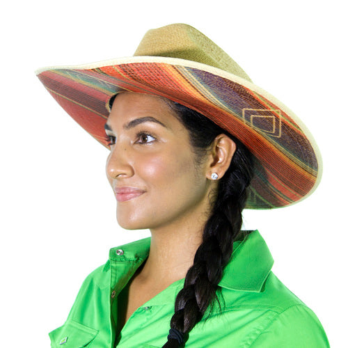 Aztec Print 20X - Palm Leaf Hat