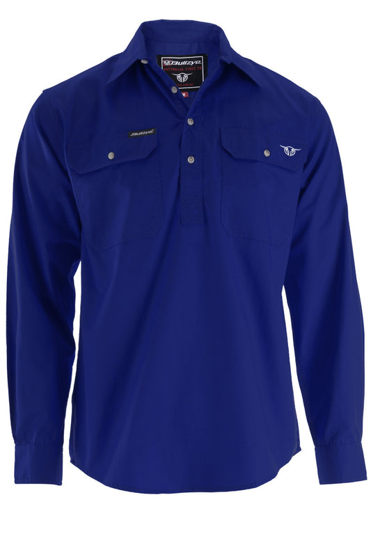 bullzye Men’s Lightweight Half Placket Shirt