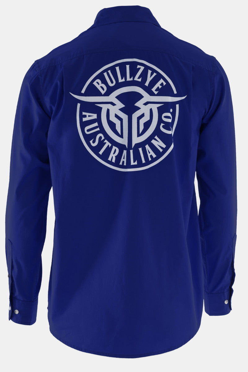 bullzye Men’s Lightweight Half Placket Shirt