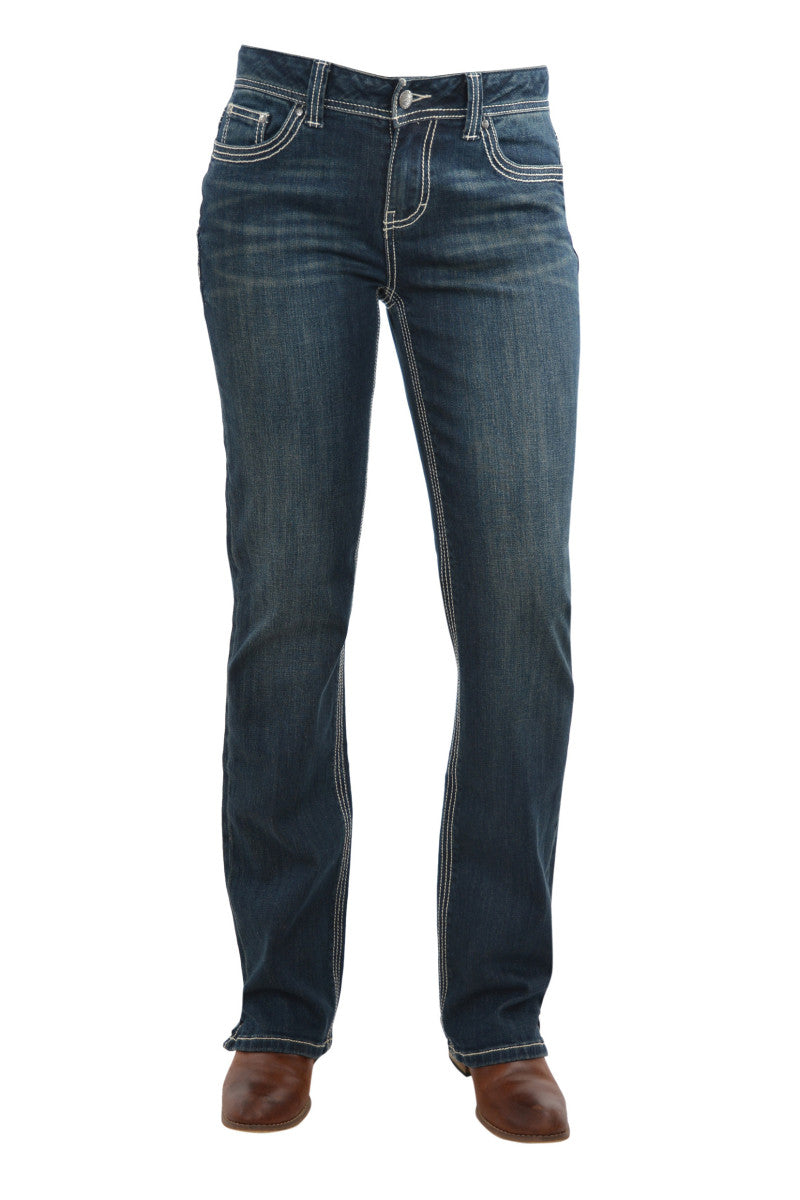 Bullzye Women’s Angelina Boot Cut Jean 34"LEG