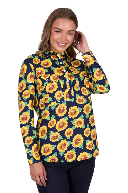 Hard Slog Women's Ally HalfPlacket LongSleeve Shirt