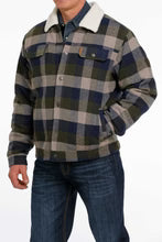 Cinch Men's Multicolored Plaid Wool Trucker Jacket