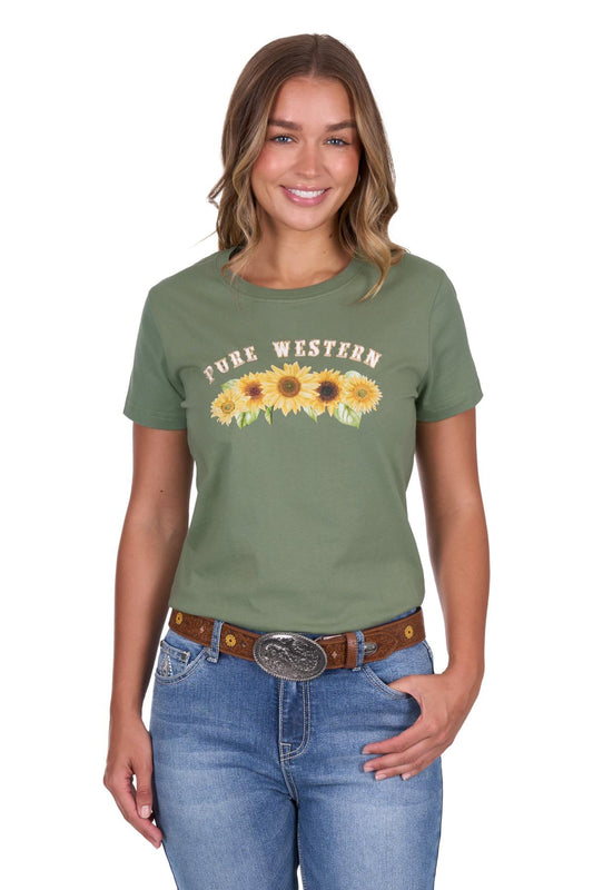 PURE WESTERN WOMEN’S CHARLIE SHORT SLEEVE TEE