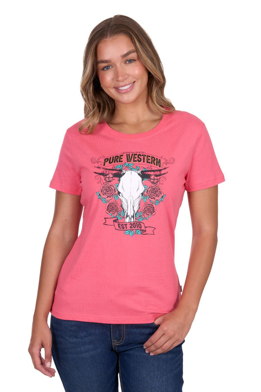 PURE WESTERN WOMEN’S TAMMY SHORT SLEEVE TEE