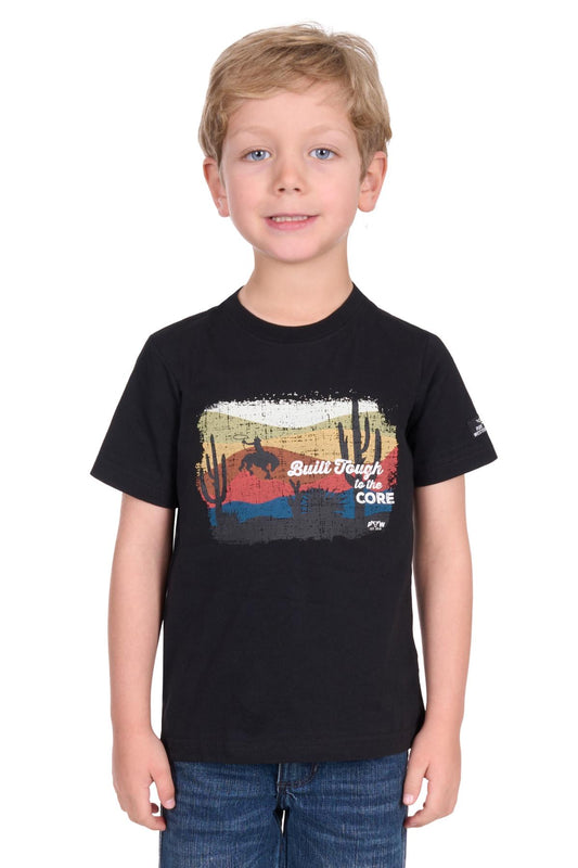 PURE WESTERN BOY’S TERRY SHORT SLEEVE TEE