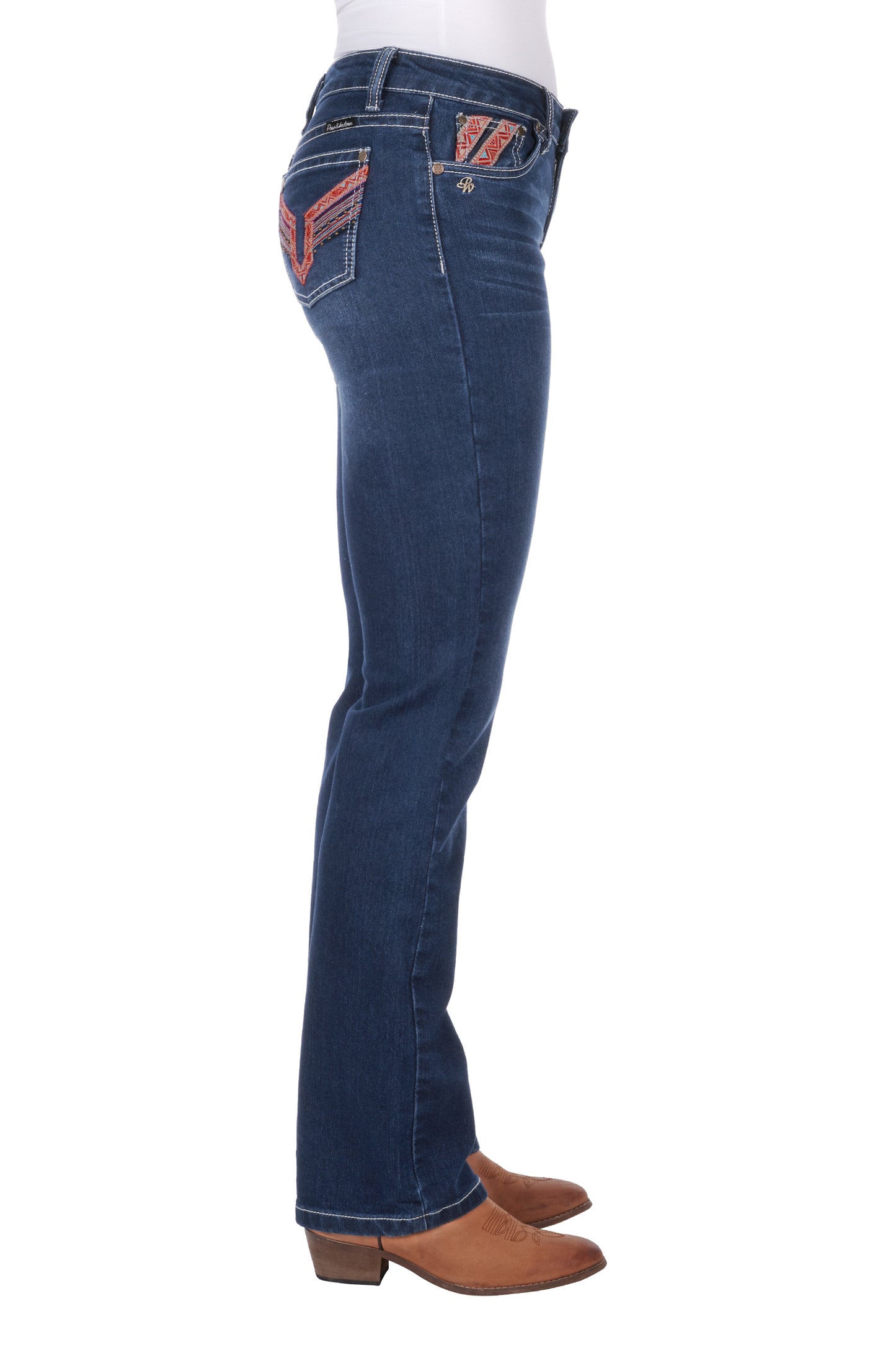 Pure Western Women's Aztec Boot Cut Jean