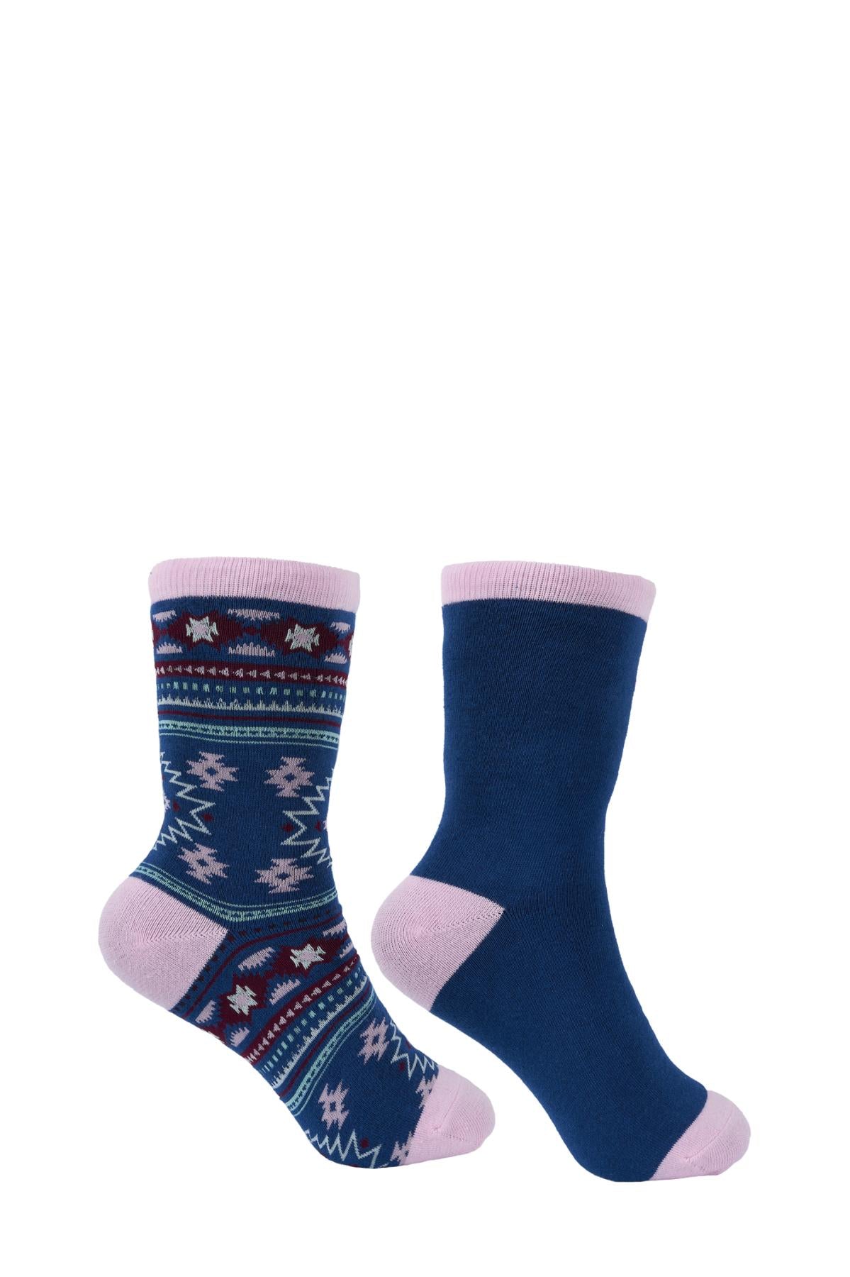 pure western PW Adult Crew Socks (Twin Pack)