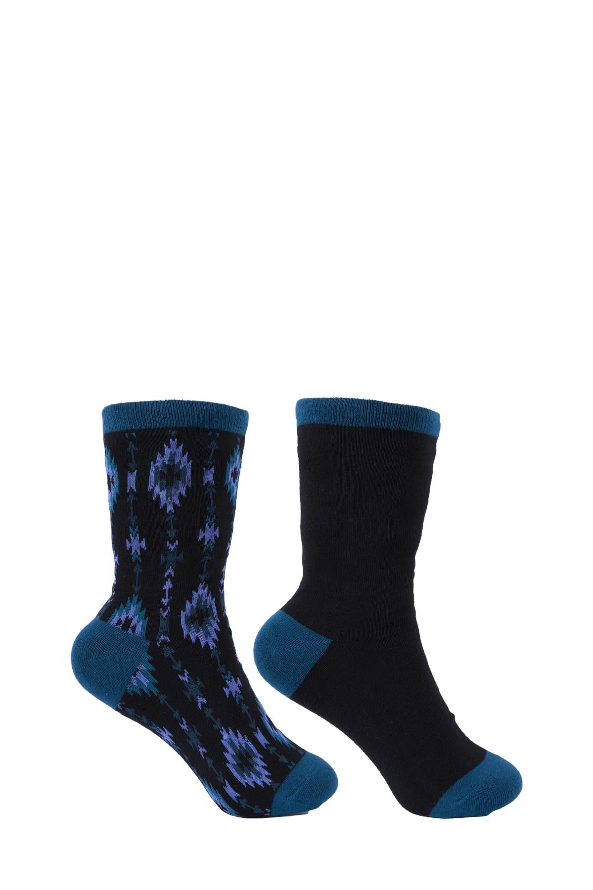 pure western PW Adult Crew Socks (Twin Pack)