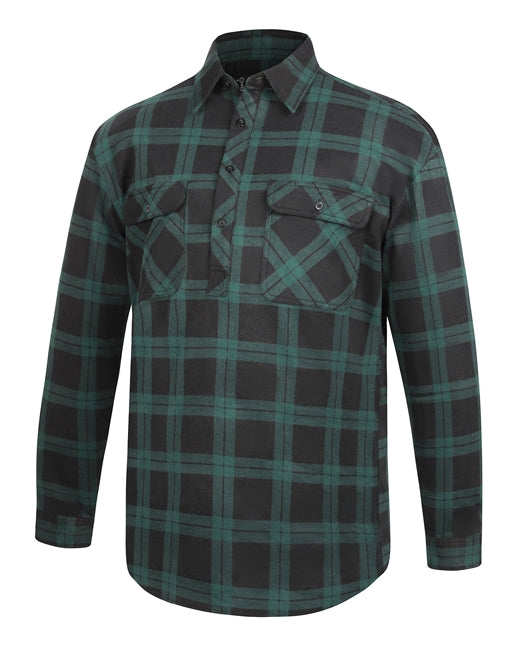 Pilbara Collection Flannelette Shirt Closed Front