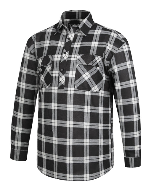 Pilbara Collection Flannelette Shirt Closed Front
