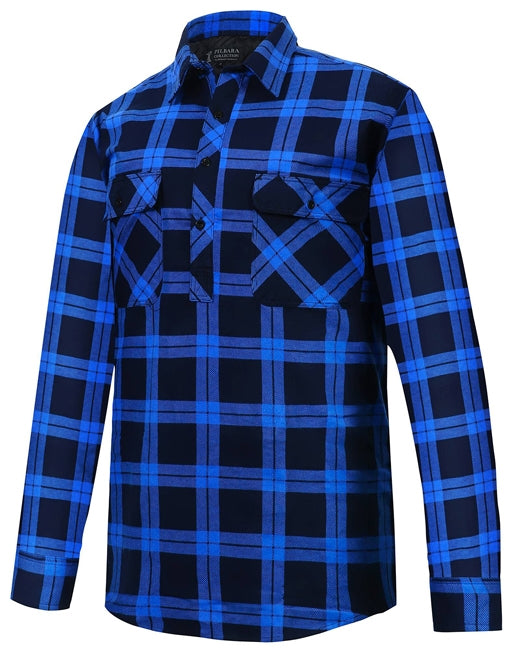 Pilbara Collection Flannelette Shirt Closed Front