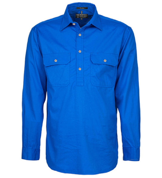 Pilbara Men's Closed Front L/S Shirt