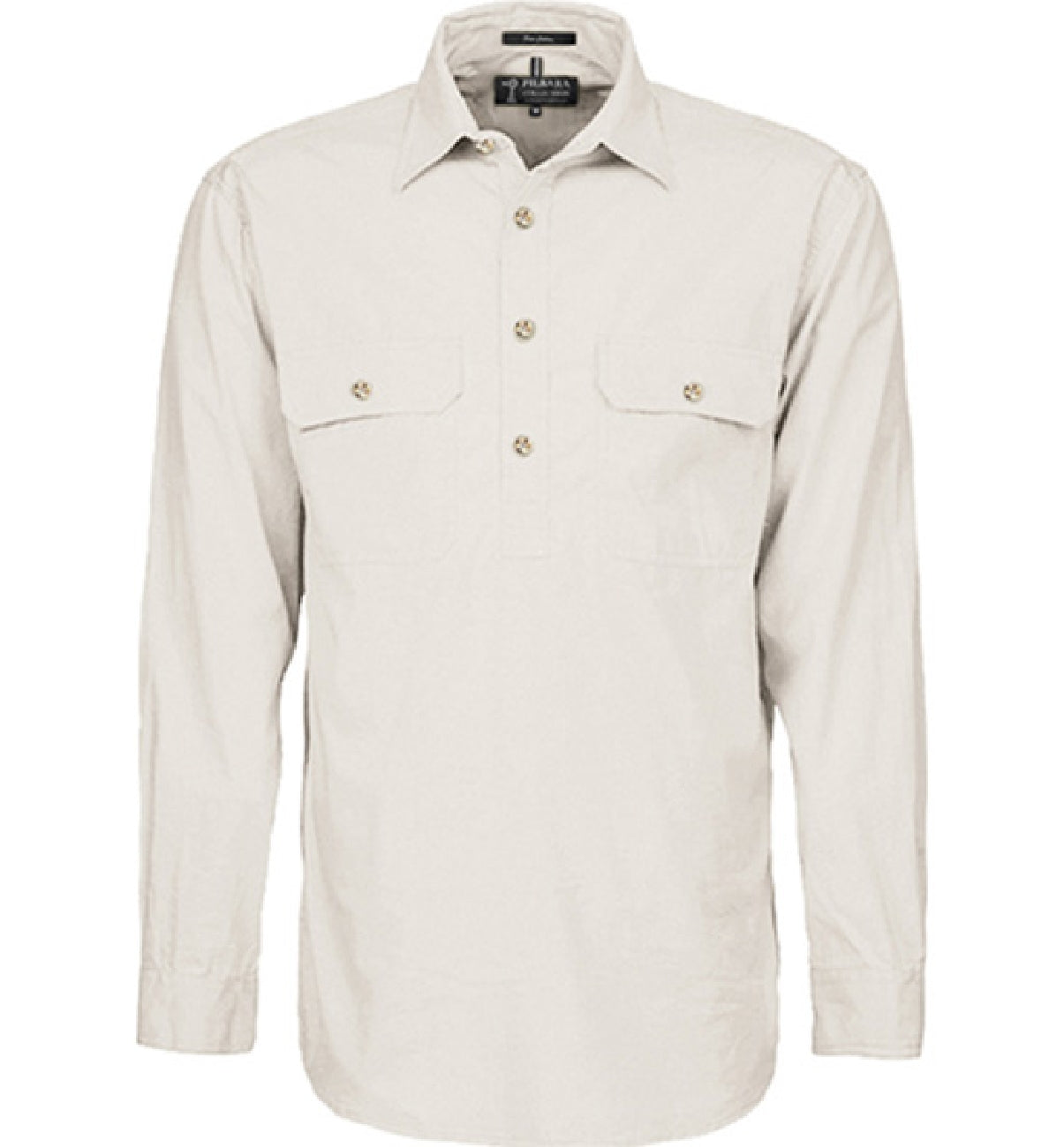 Pilbara Men's Closed Front L/S Shirt