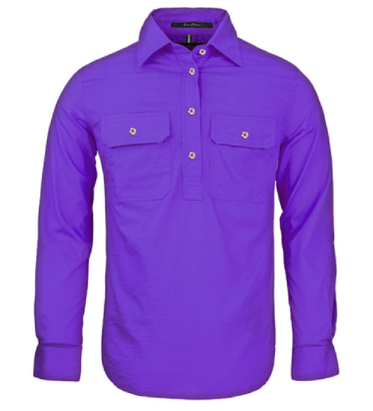 Pilbara Shirt Women's Closed Front Long Sleeve Shirt