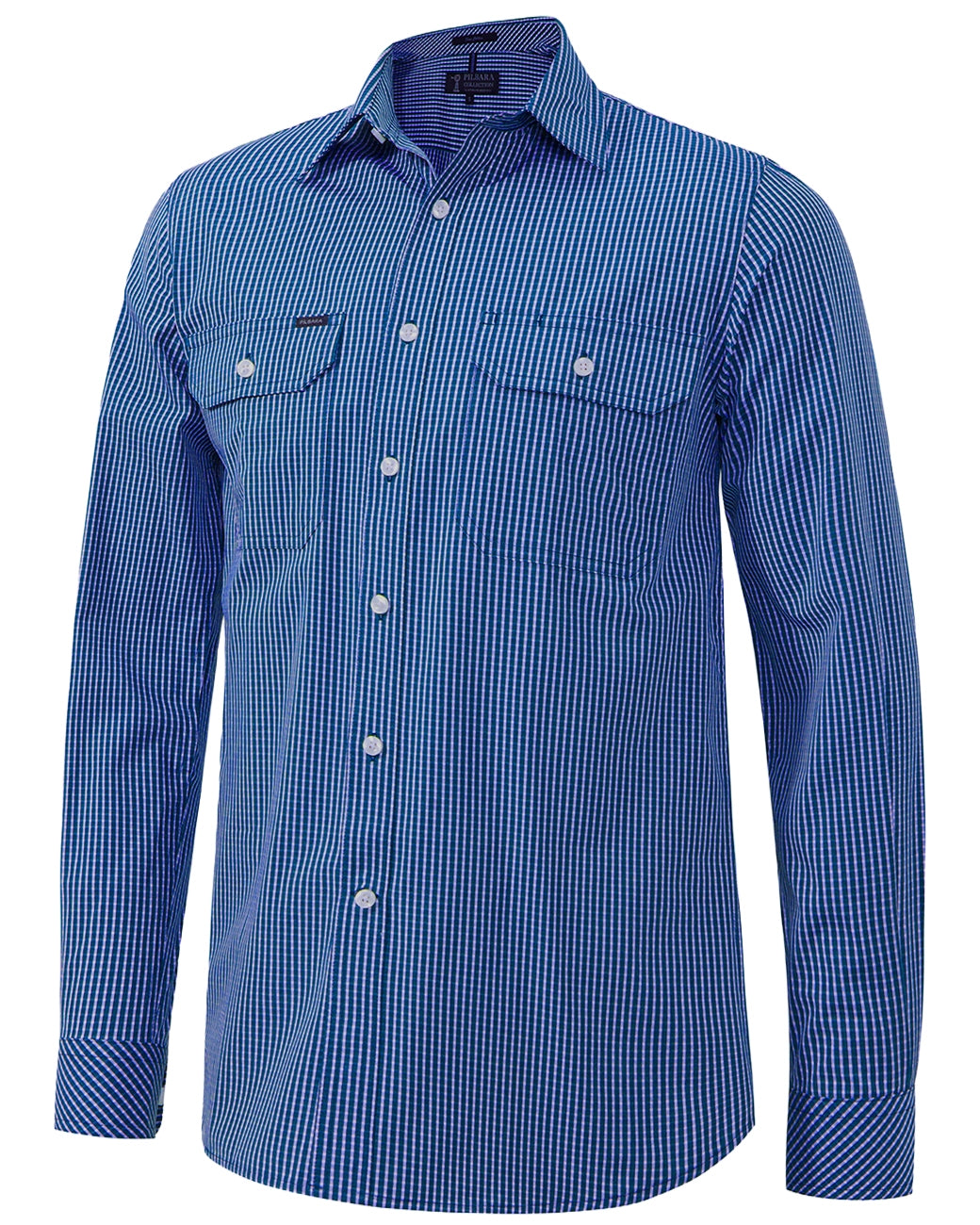 Pilbara Collection Men's Long Sleeve Shirt Dual Pocket