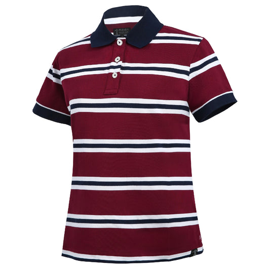 Pilbara Women's Y/D Striped Polo