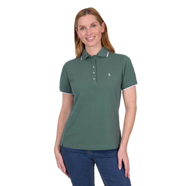 Thomas Cook Women's Classic Stretch Polo - Khaki