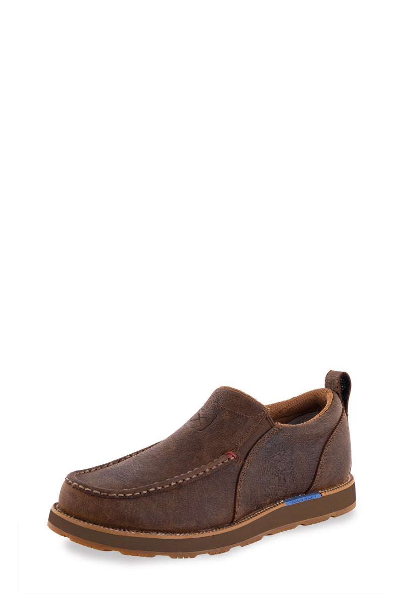 Twisted X Mens Cellstretch Wedge Sole Slip-On