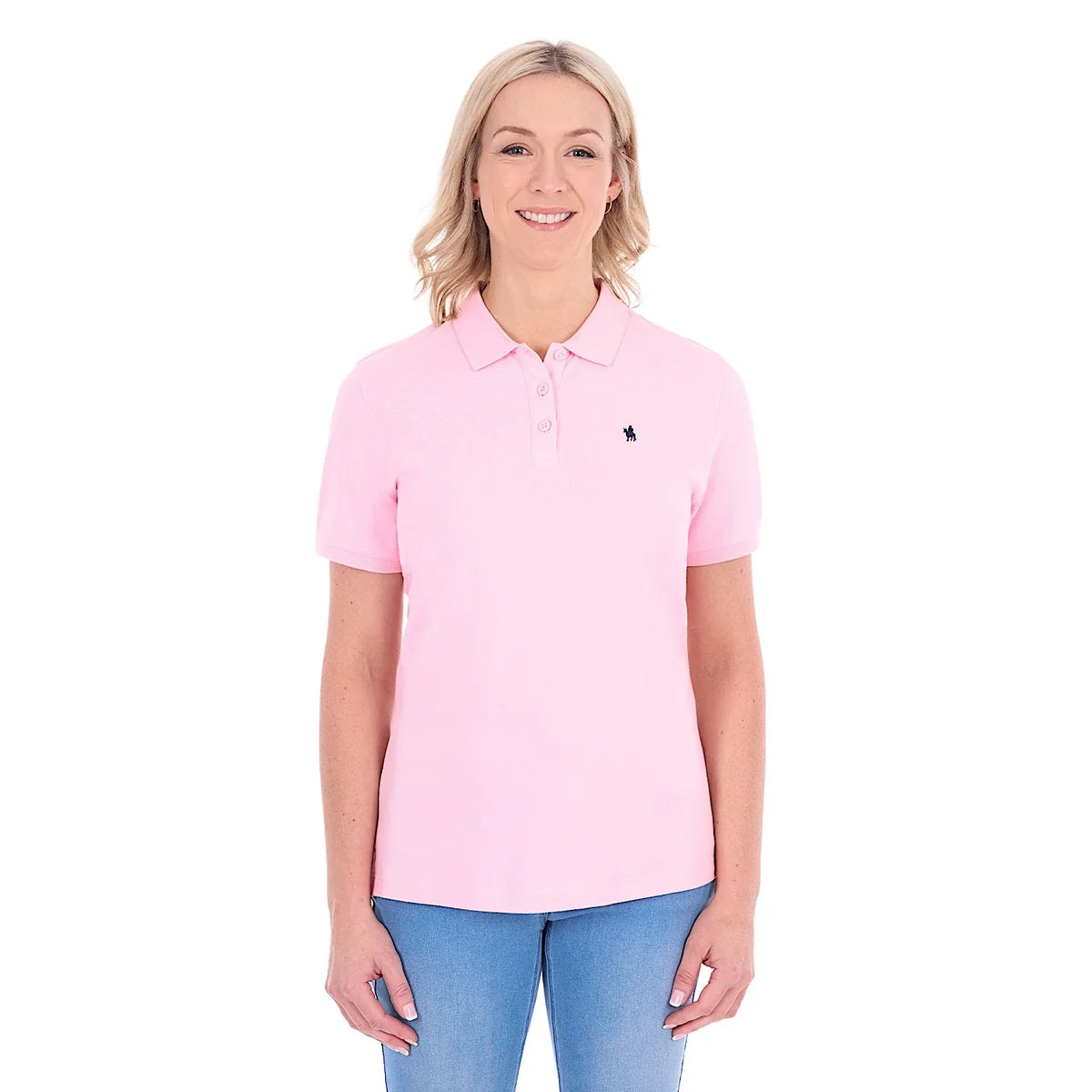 Thomas Cook Women's Classic Stretch Polo - Pale Pink
