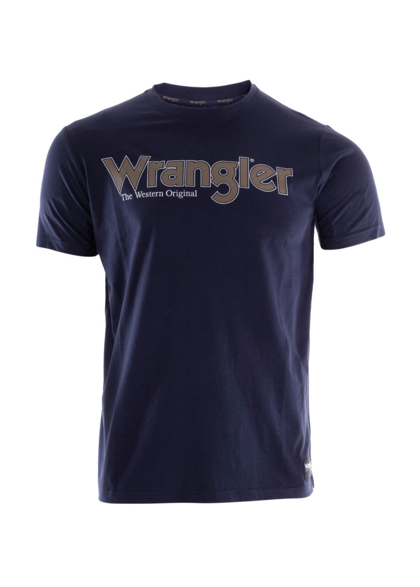 WRANGLER Men's Ryder Logo Short Sleeve Tee