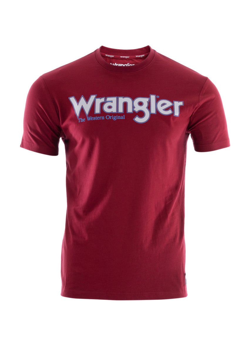 WRANGLER Men's Ryder Logo Short Sleeve Tee