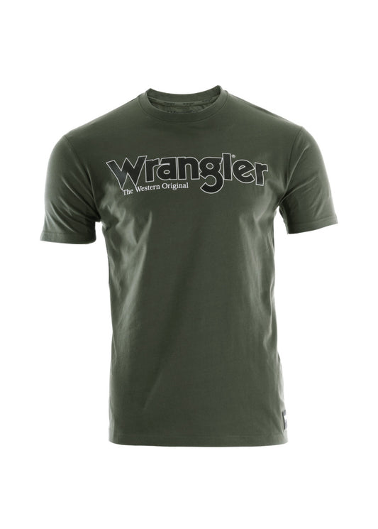 WRANGLER Men's Ryder Logo Short Sleeve Tee
