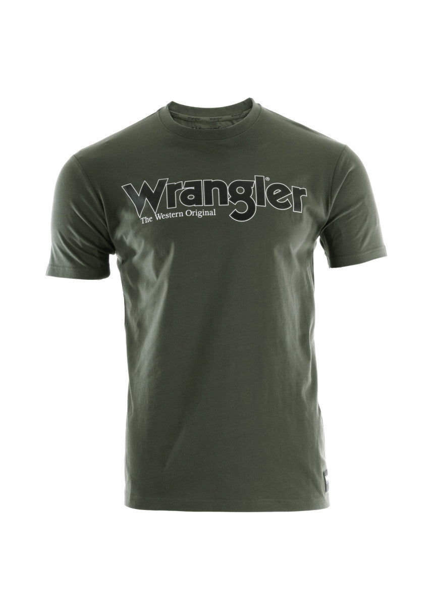 WRANGLER Men's Ryder Logo Short Sleeve Tee